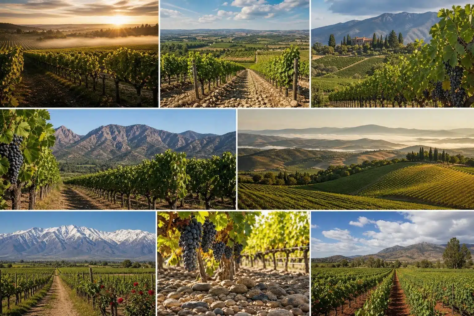 Apprenez les bases de la dégustation de vin en découvrant les principales régions viticoles françaises et leurs cépages caractéristiques pour mieux apprécier chaque bouteille.